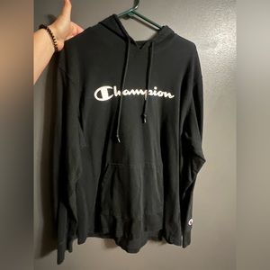 Men’s, black, Champion, Long sleeve, size XL